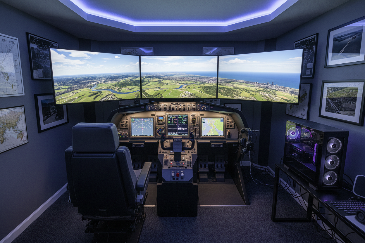 How to Build a Realistic Flight Sim Cockpit at Home (Step-by-Step)