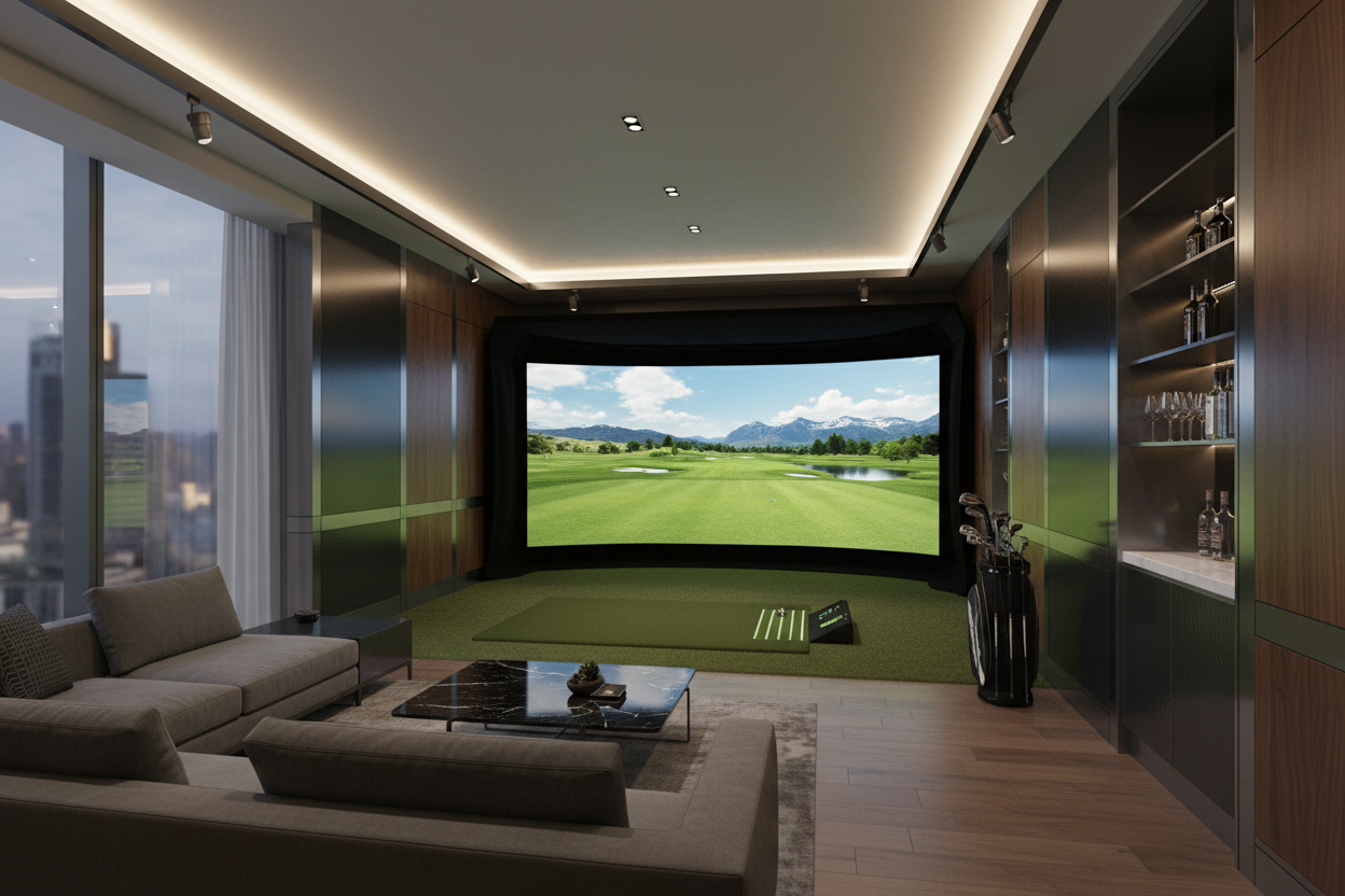 Design the Perfect Golf Simulator Room: Space, Lighting & Acoustics