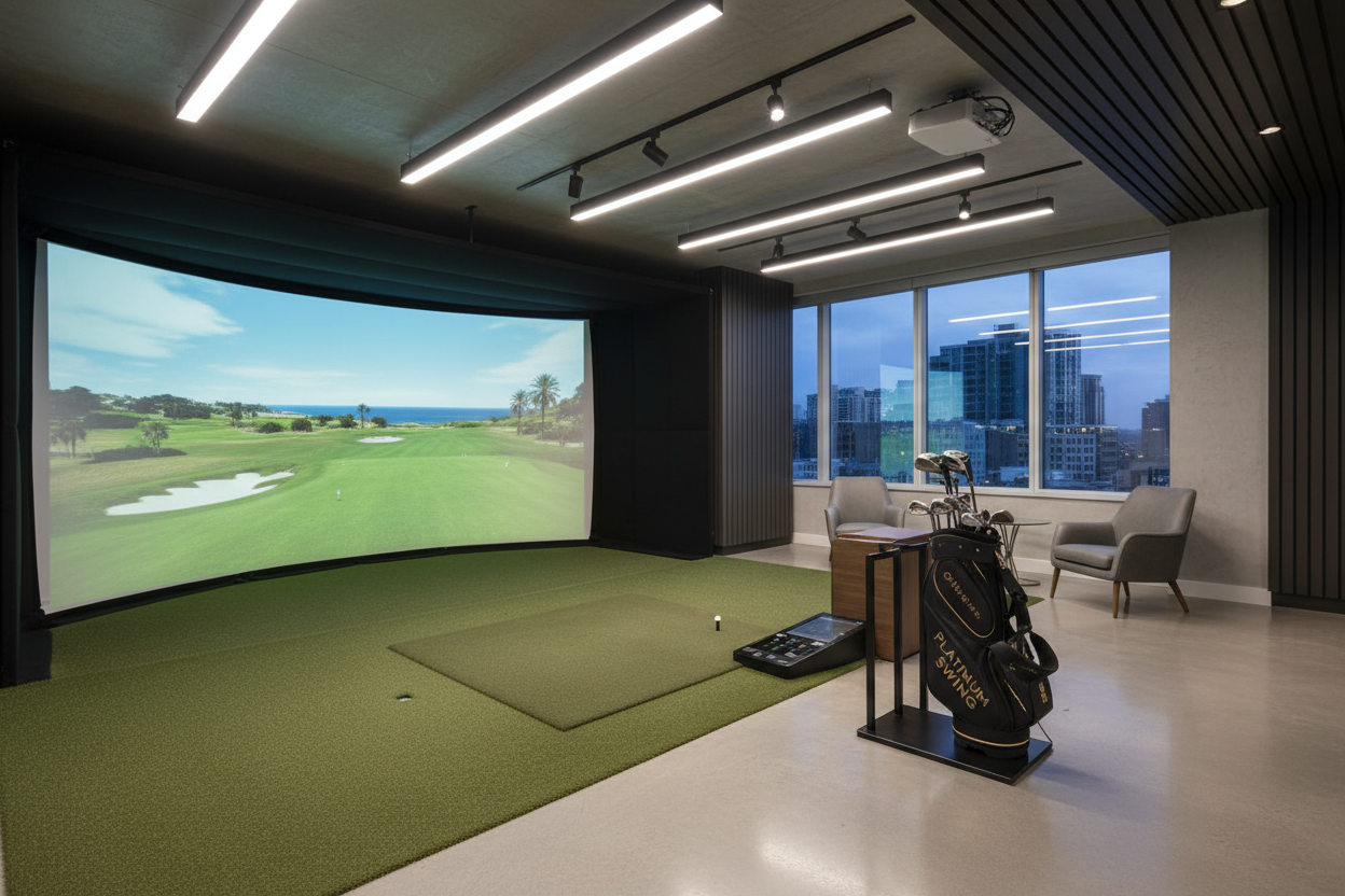 Home Golf Simulators: Your Guide to Tech, Accuracy, Space & Real-World