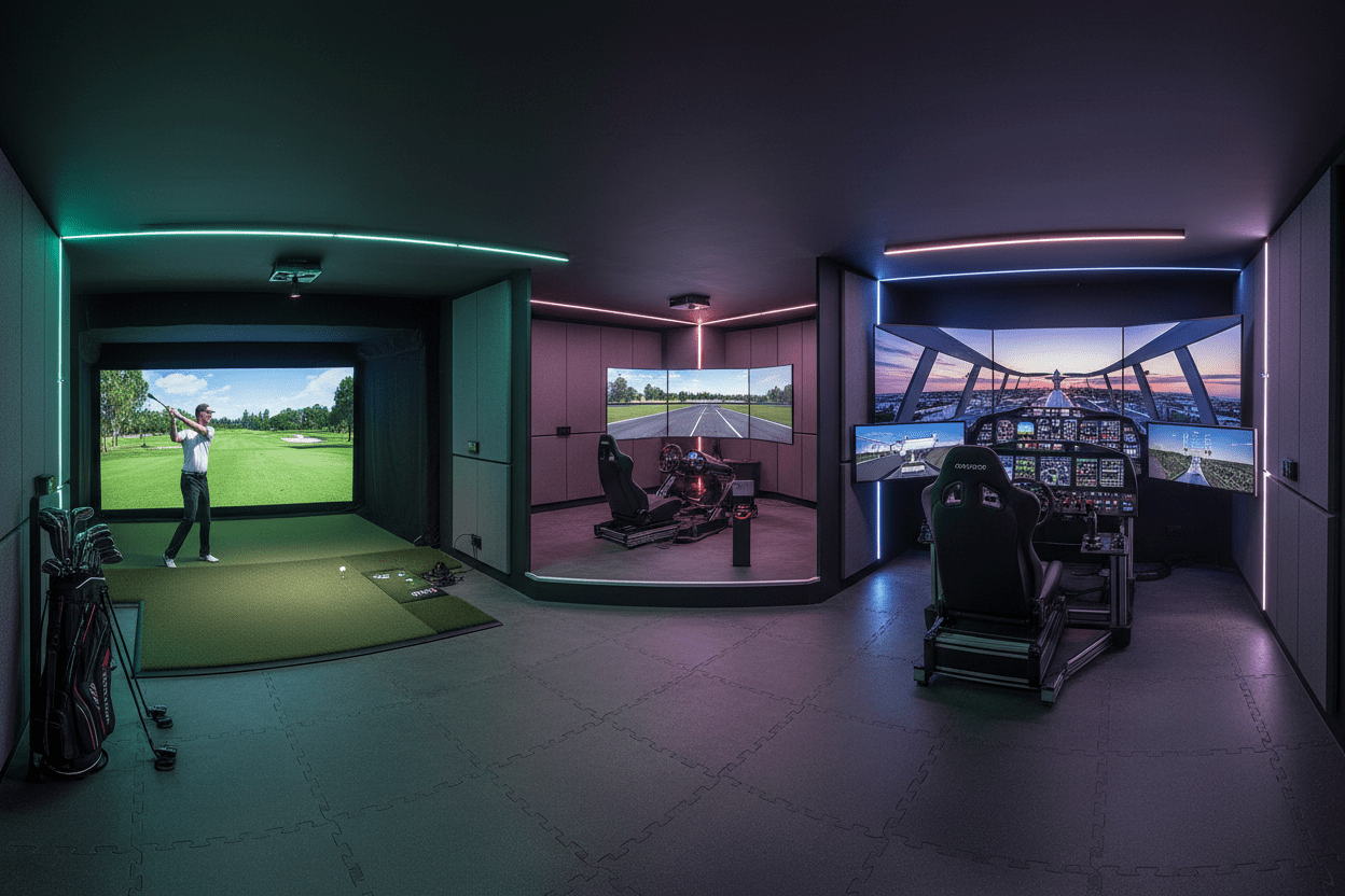 Simulator Room Setup: Essential Space & Ceiling Height Guidelines - ProSimHQ
