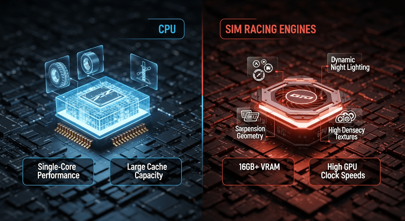 The Ultimate Sim Racing PC Build Guide 2026: Best CPUs and GPUs for iRacing, ACC, and F1 - ProSimHQ