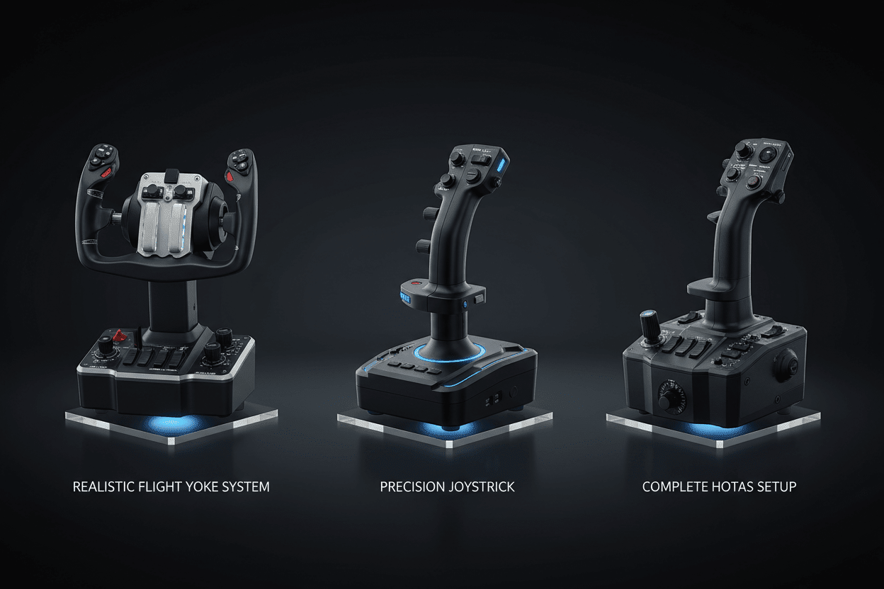 Yoke vs. Joystick vs. HOTAS: Choosing the Ultimate Flight Sim Controls (2026 Guide) - ProSimHQ