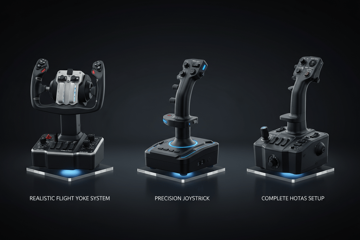 Yoke vs. Joystick vs. HOTAS: Choosing the Ultimate Flight Sim Controls - ProSimHQ