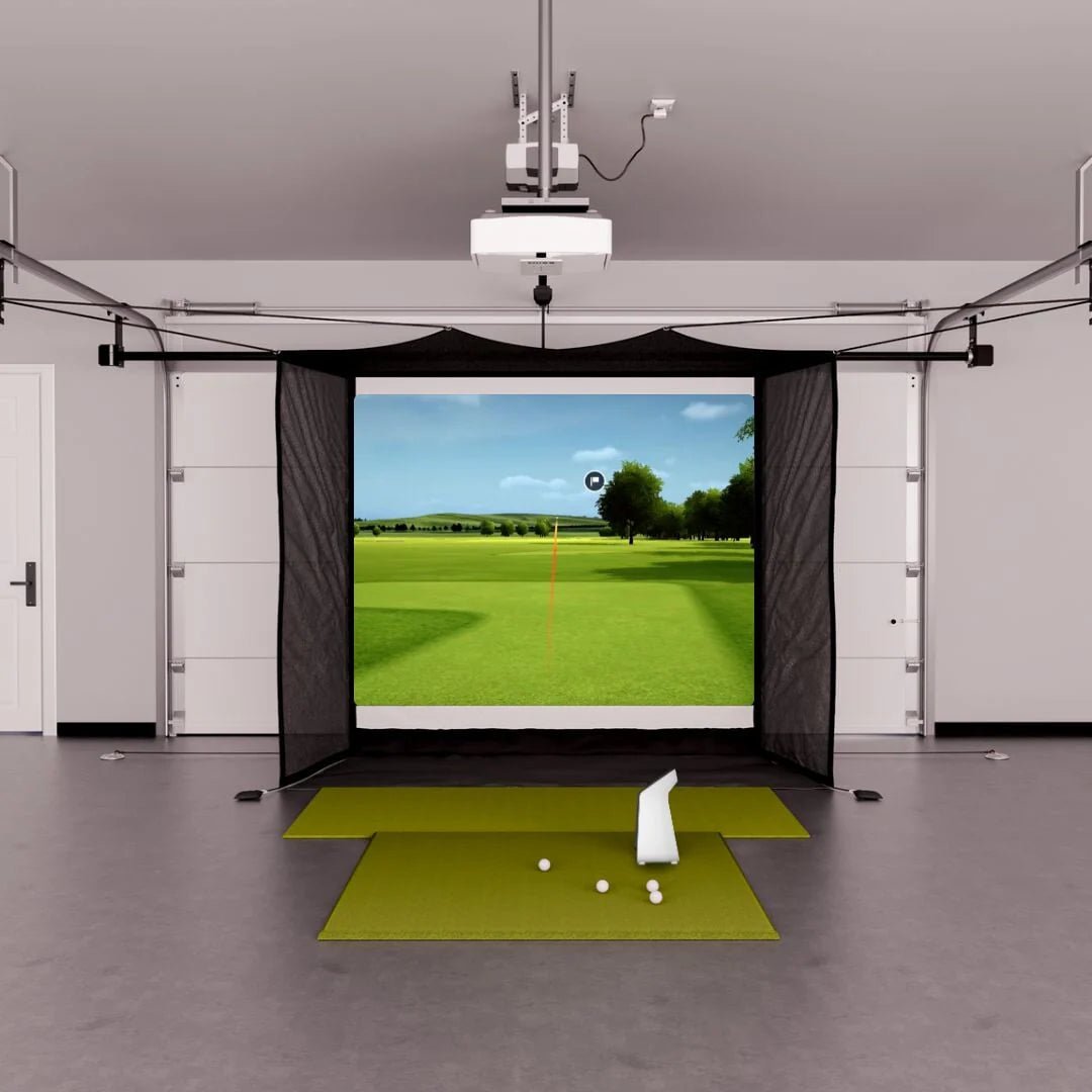 Garmin Approach R50 Garage Retractable Simulator Package - ProSimHQ