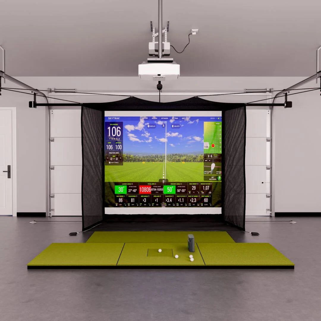 SkyTrak MAX Garage Golf Simulator Package - ProSimHQ