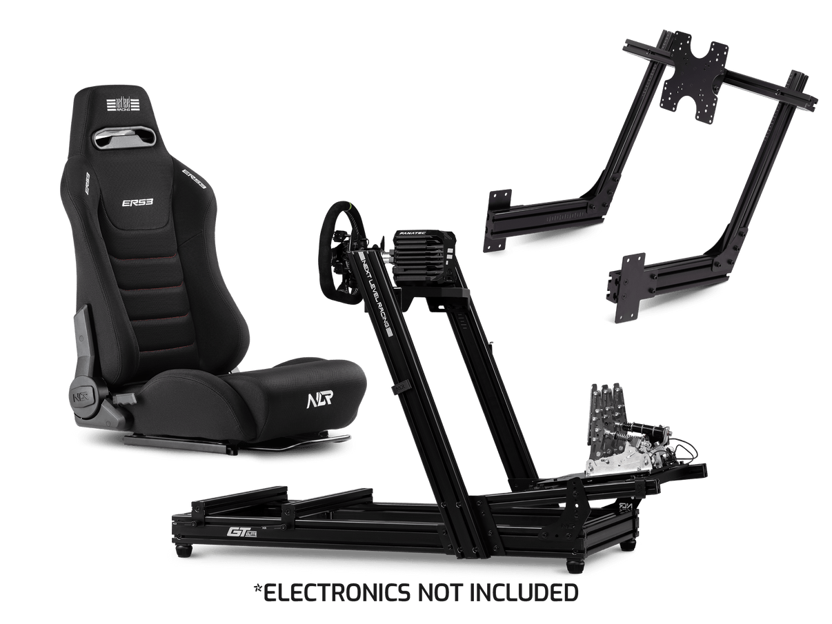 Next Level Racing GTElite Lite Simulator Bundle (Wheel Plate Edition) - ProSimHQ