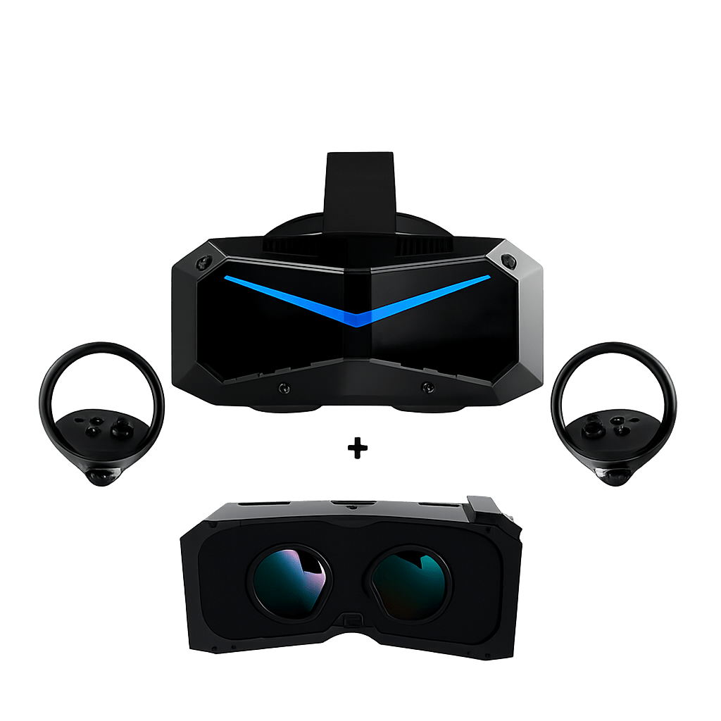 Pimax Crystal Super Golden Bundle — Micro-OLED Headset + Ultrawide Optical Engine - ProSimHQ