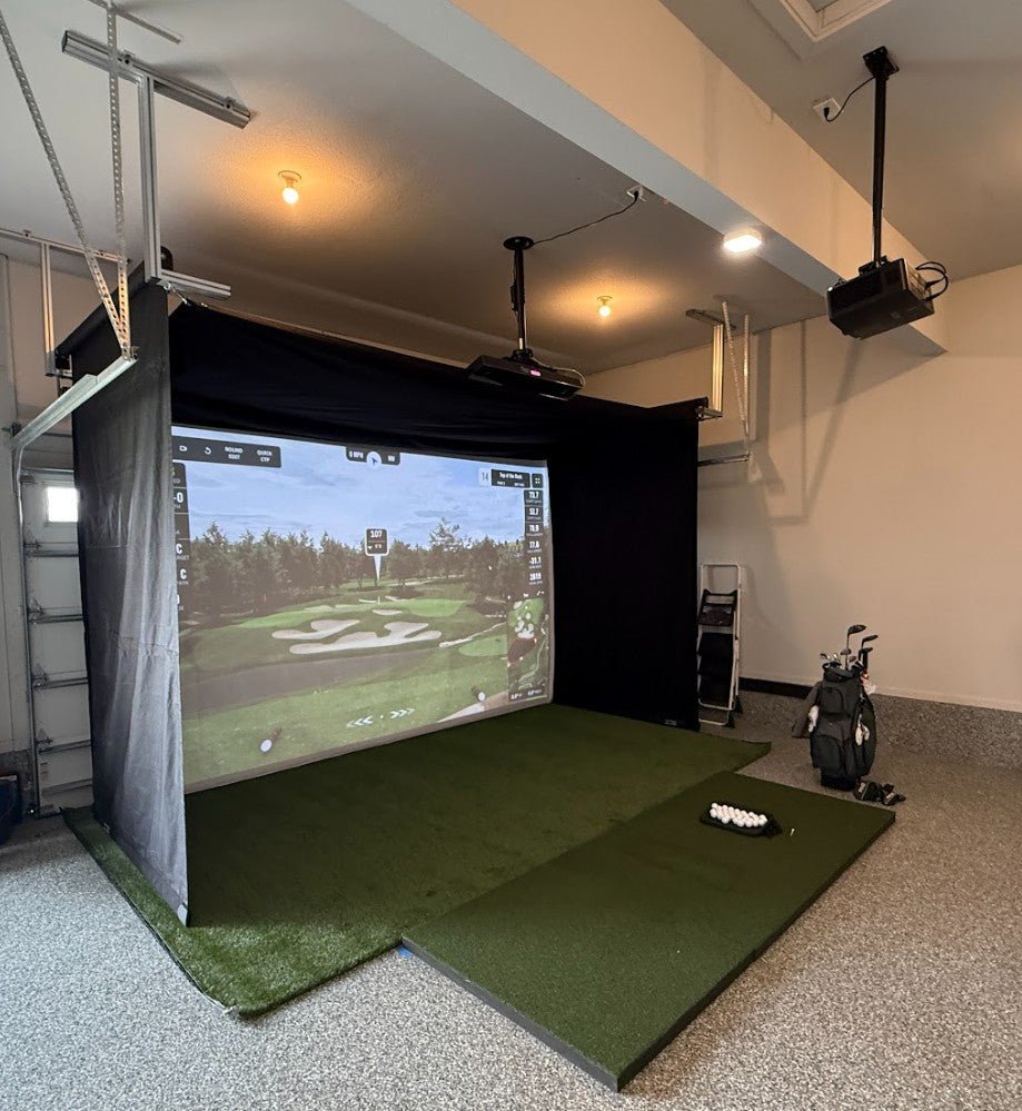 The SportScreen Vanish Series Retractable Golf Enclosure - ProSimHQ